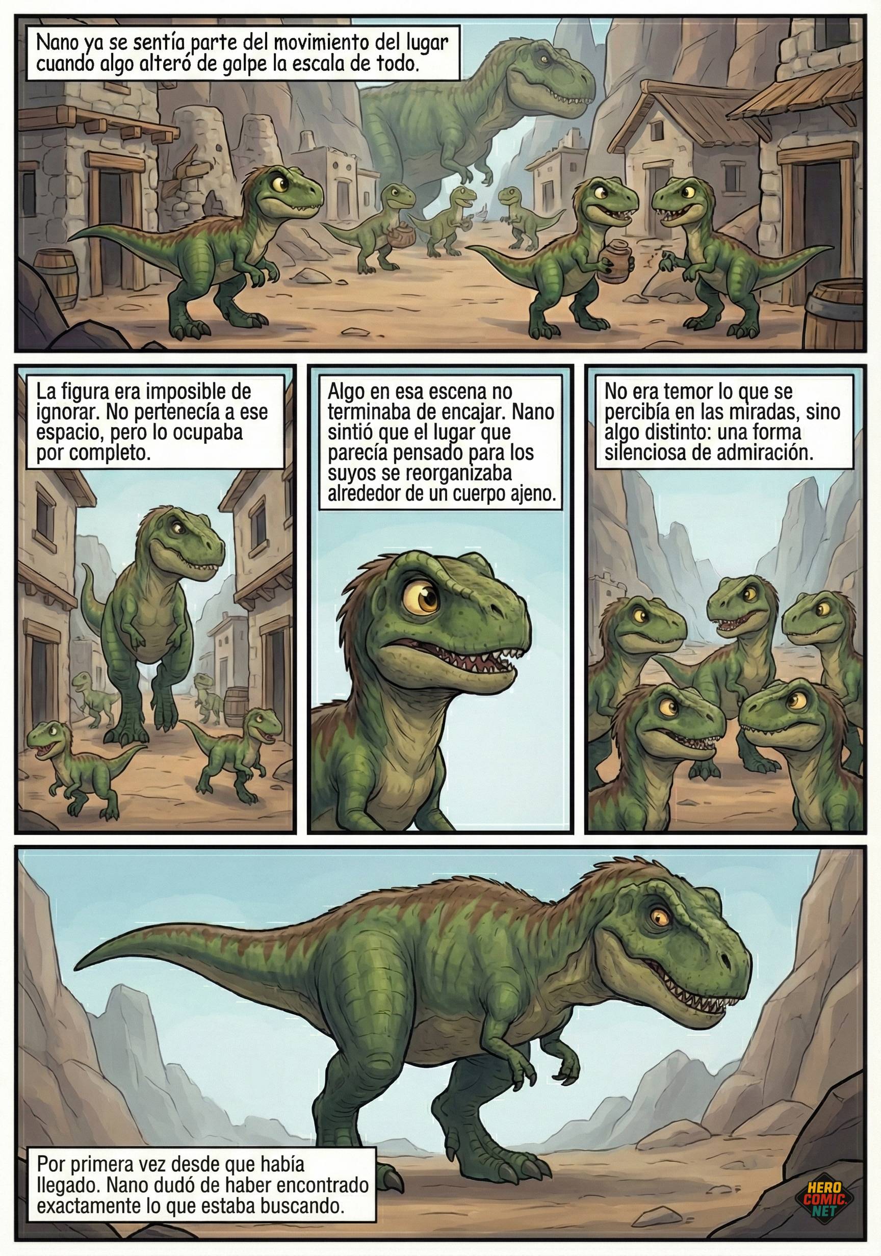 La figura imponente - Un T-Rex gigante llega