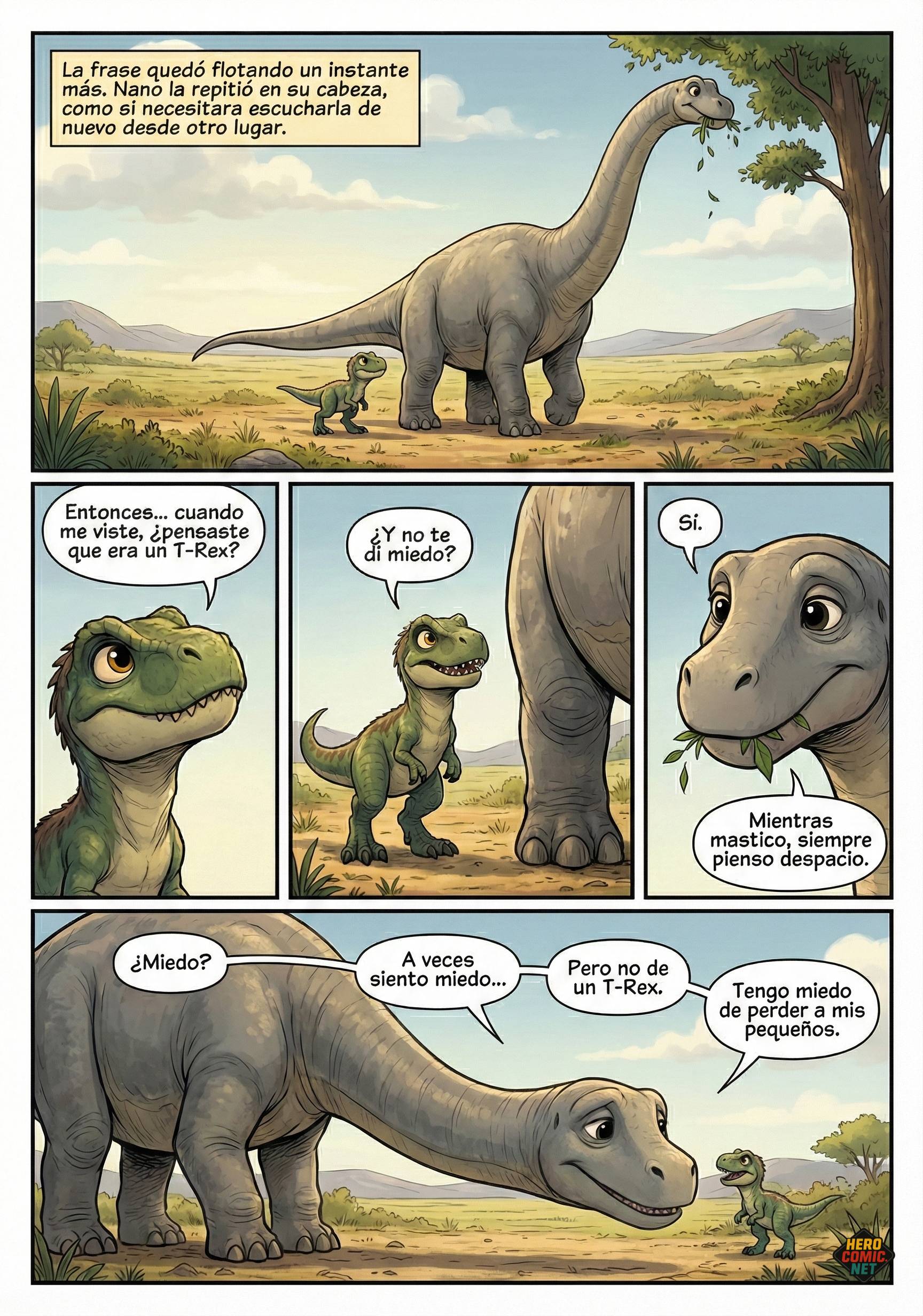 La conversación con el Brachiosaurus - El miedo de perder a los pequeños