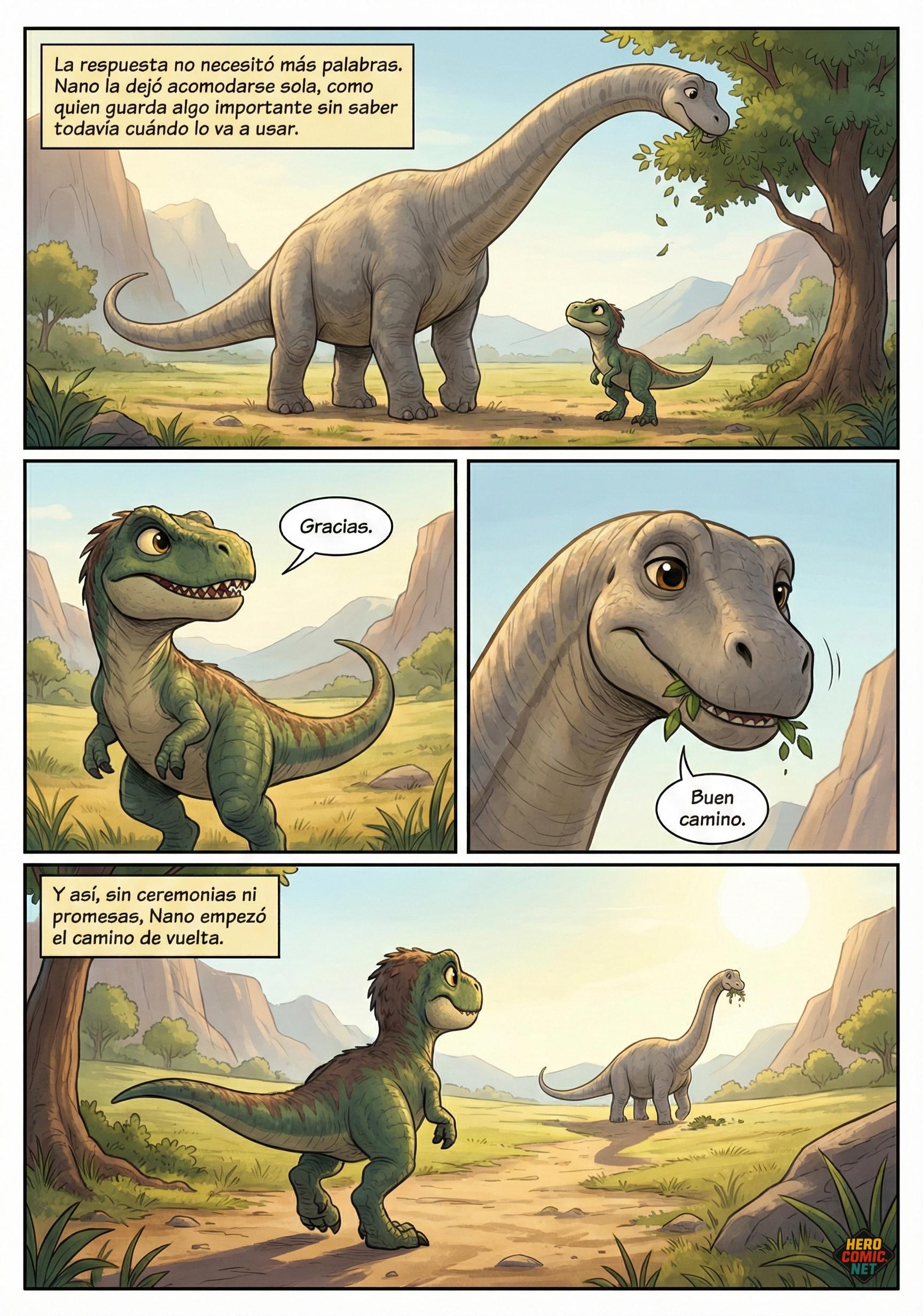 La despedida - Nano emprende el camino de vuelta