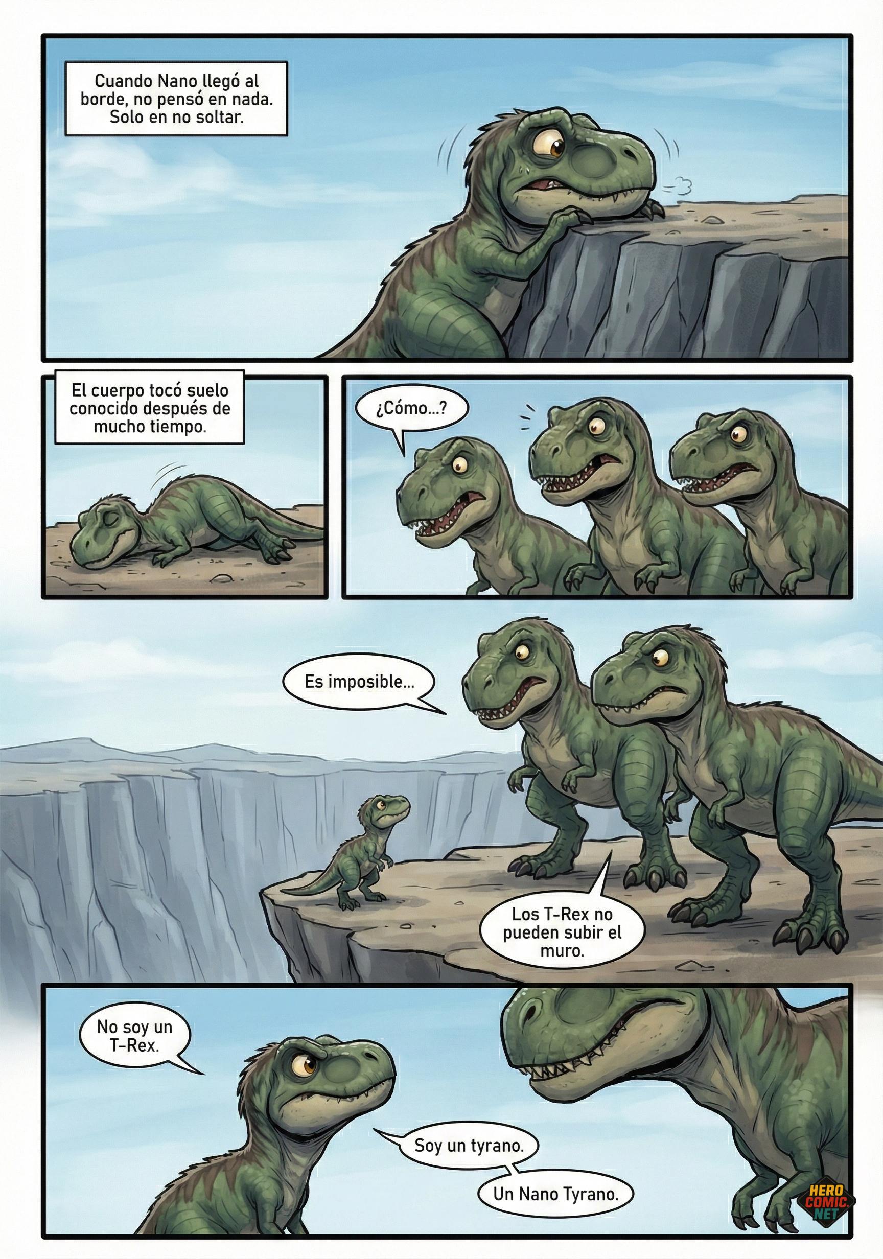 La cima - No soy un T-Rex, soy un Nano Tyrano